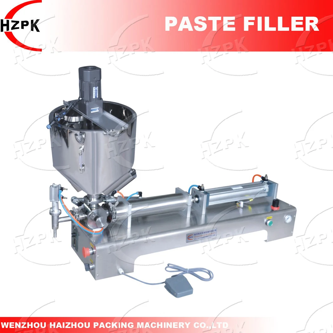 Single Head Paste Filling Machine Paste Filler with Mix From China