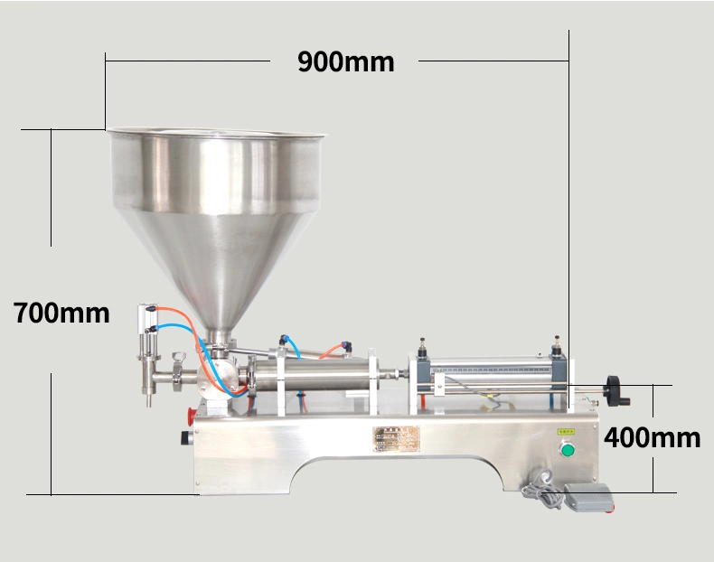 Paste Filling Machine Machine Semi Semi Auto Paste Filling Machine Pneumatic Piston Filler