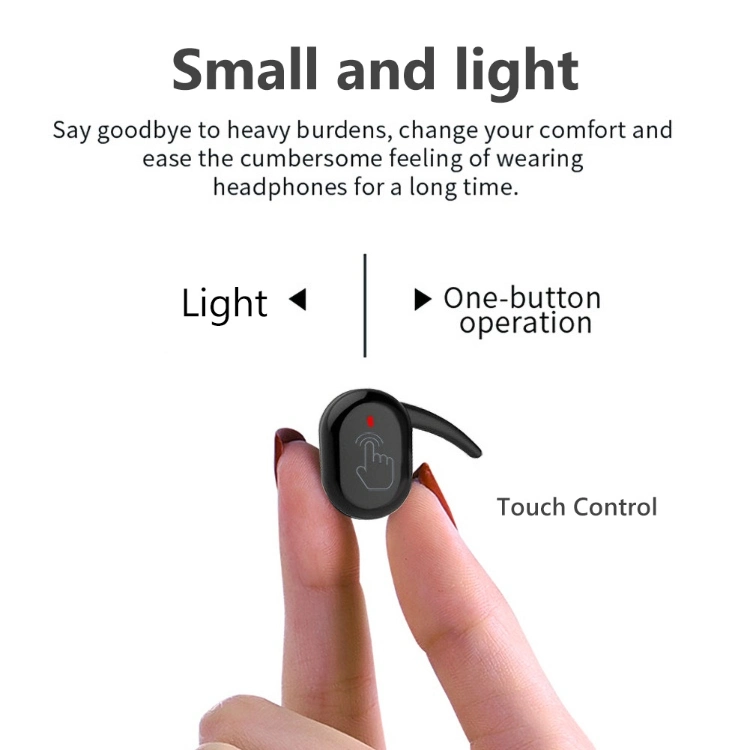 Smart Sensor Earphone Headphone Tws Black Noise Cancelling Wireless Earbuds