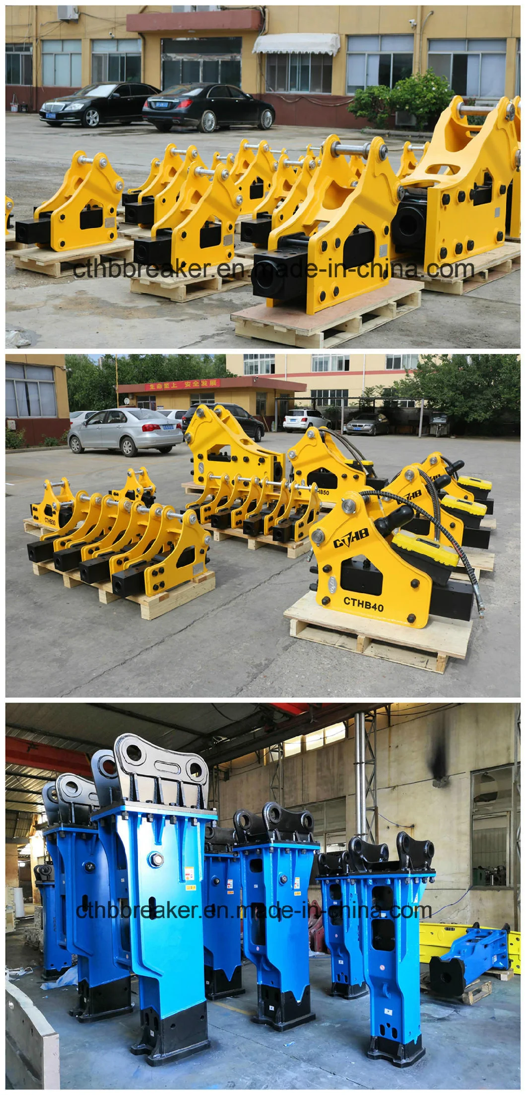 Lower Noise Hydraulic Breaker Sp750 Low Noise Sb40 Box Rock Breaker Low Price Stone Hammer