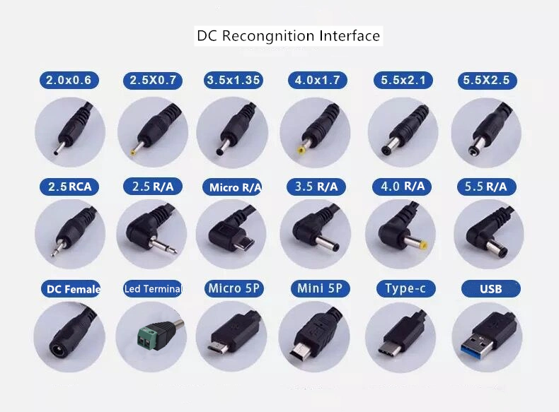 Interchangeable Mains Connectors Switching Power Supply 12V 2A