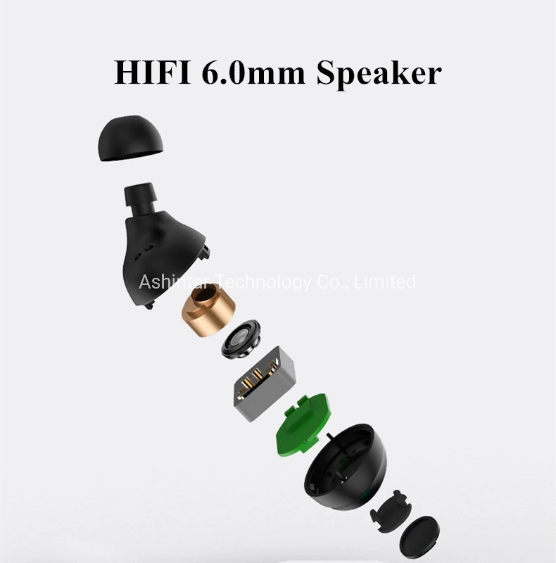 Sport Magnetic HiFi in-Ear Mini Earbuds Noise Cancelling Waterproof Ipx5 Bluetooth 5.0 Wireless Earphone