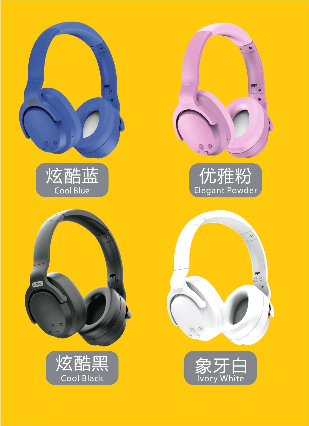 Bluetooth Wireless Headphone Noise Cancelling Headphone Noise Reduction Earphone Anc Over Ear Headset Tws Earphone