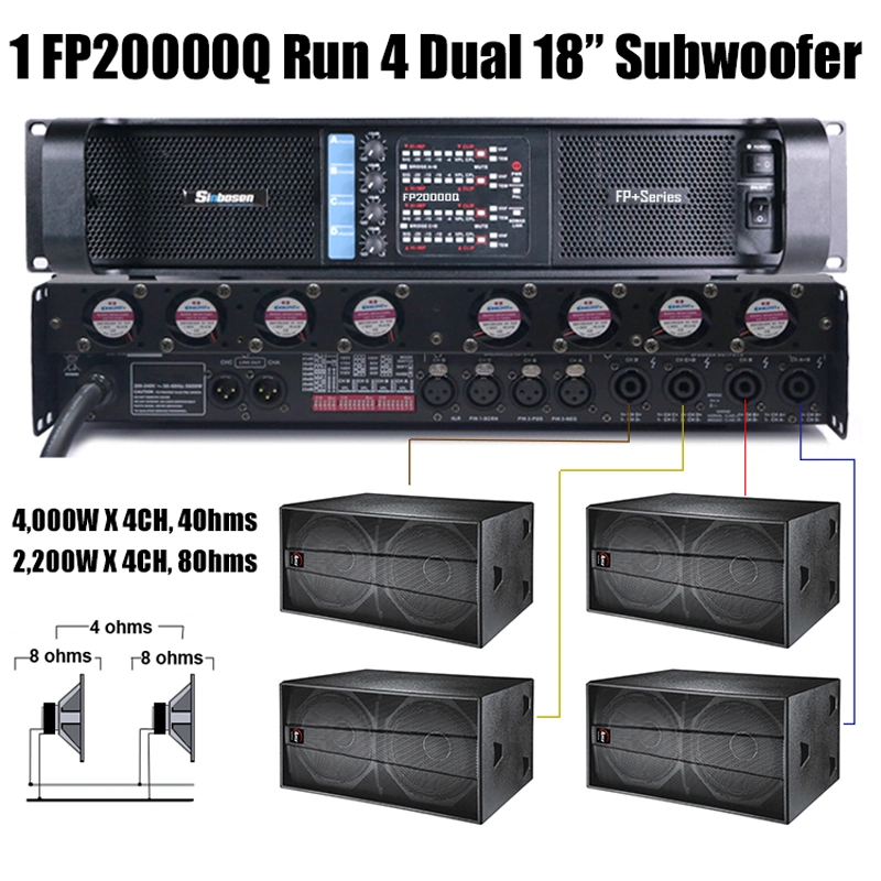 Class Td Power Amplifier Module Sound Power Amplifier Fp20000q Amplifier 5000watts Professional Big Amplifier Power