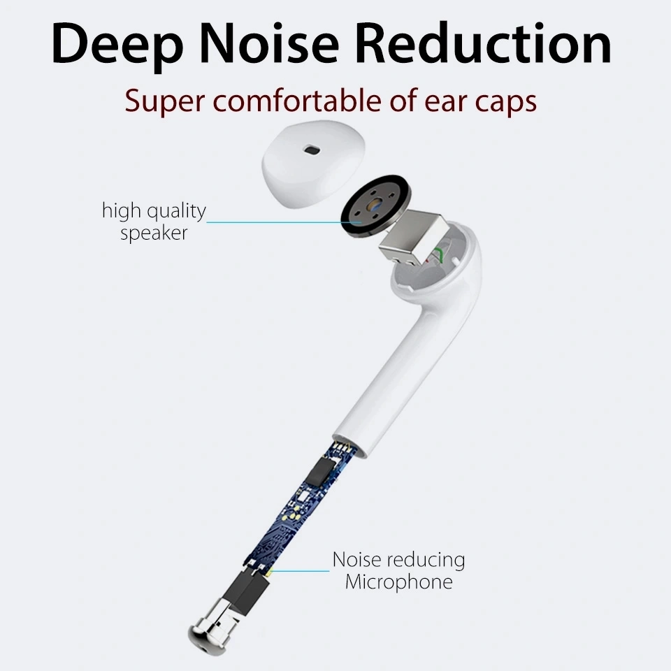 Factory Price Stereo Handfree Noise Cancelling Wireless Earphones Bluetooth Handsfree Sport Earbuds