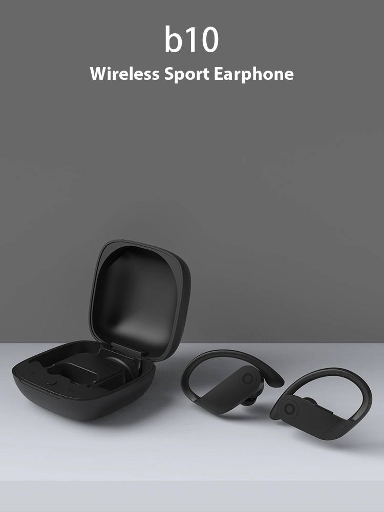 Original B10 Noise Canceling Sport Touch Sensor Control Audifonos Tws Wireless Charging Earhook Bluetooth Earphone