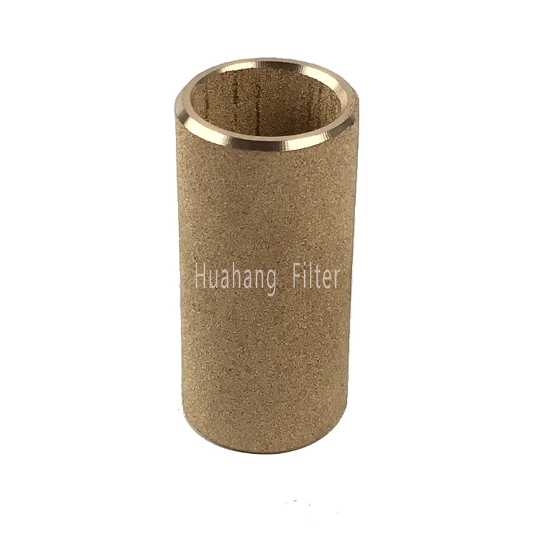 Custom made Noise Reducer Sintered Porous Metal Bronze Powder Aviation filter