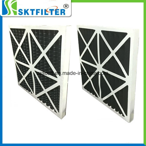 Activated Carbon AC Filter for HVAC Air Filter Pre Filter Foldaway Cardboard Filter