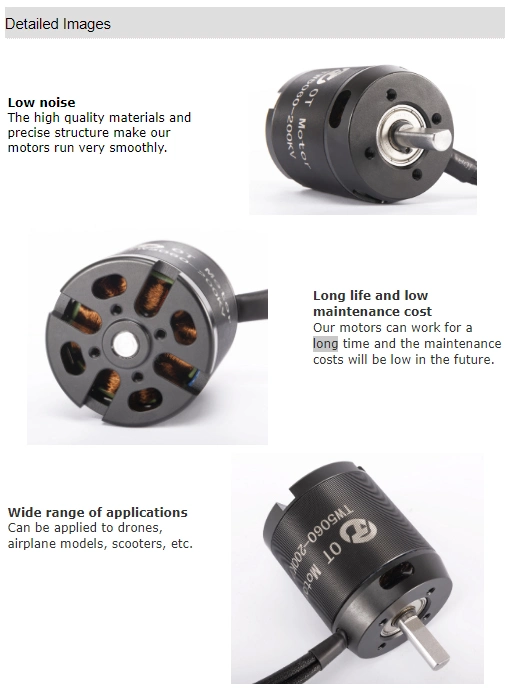 OEM 140kv 200kv High Speed Low Noise Brushless DC Electric Motor for DIY Electric Skateboard