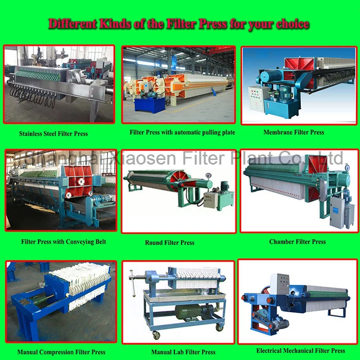 Hydraulic Small Moringa Oil Filtration Filter Press