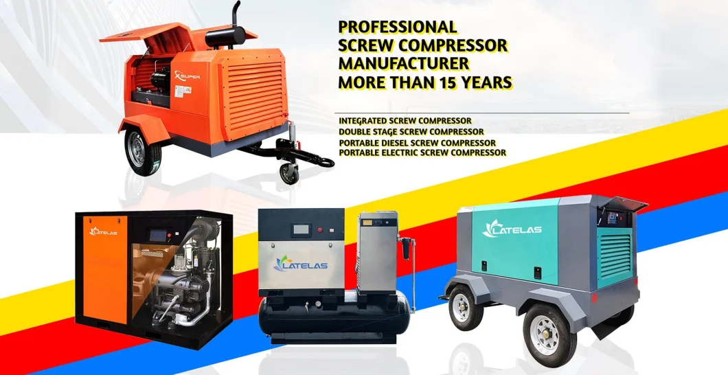 Low Noise AC Power Rotary Screw Air Compressor