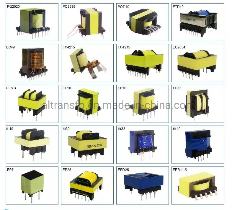 Silicon Steel Ei Lamination Core PCB Mounting Flyback Transformer