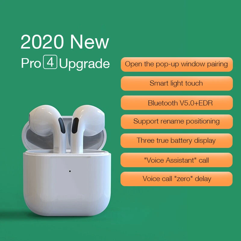 2020 Wireless Earbuds Premium Studio Sound Quality, Touch Sensor, Long Battery Life, Standard Noise Cancelling Headphone