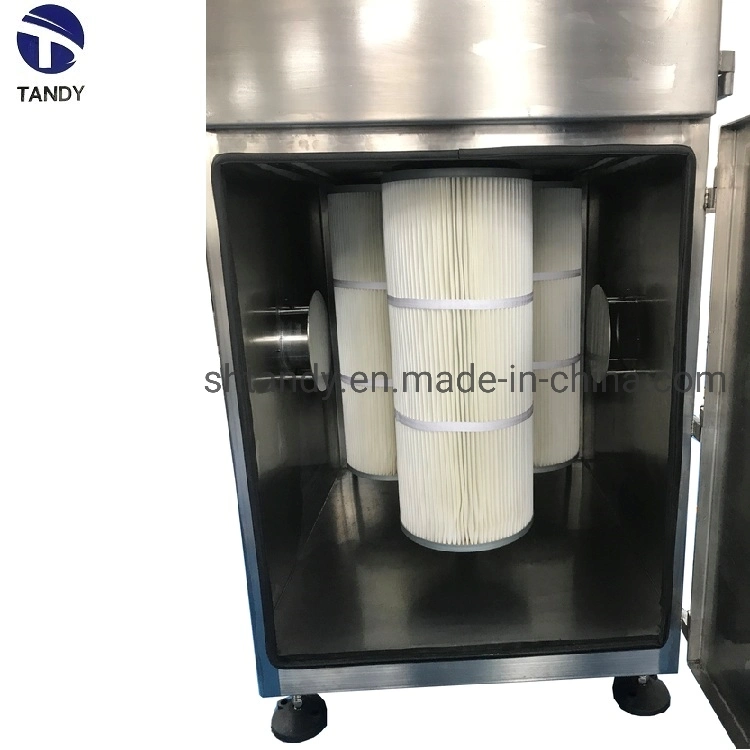High Efficiency Food Powder Filter Cartridge Type Dust Remover / Dust Collector /Dust Extractor