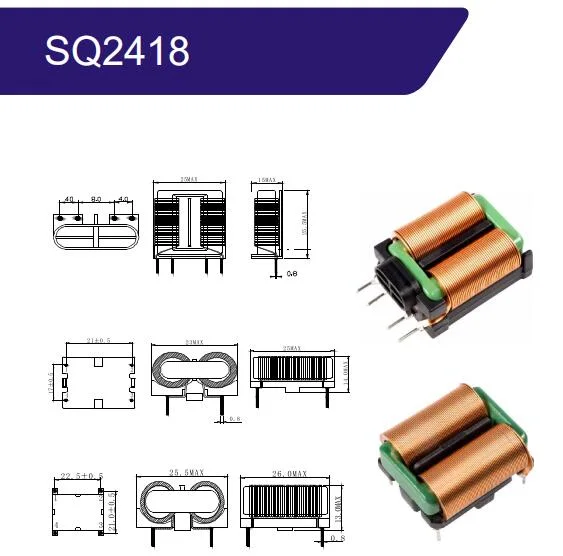 High Frequency Choke Coils for Line Noise Suppression