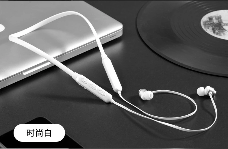 Bluetooth 5.0 Wireless Headset Magnetic Neckband Earphone Ipx5 Waterproof Sport Earbud with Noise Cancelling Mic