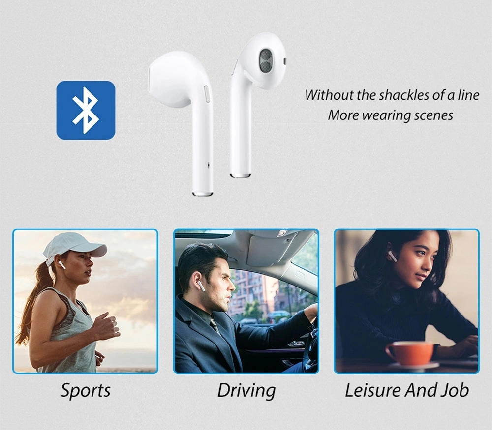Free Sample Waterproof Wireless Stereo Handfree Noise Cancelling Wireless Earphones Ipx5 Bluetooth Handsfree Sport Earbuds
