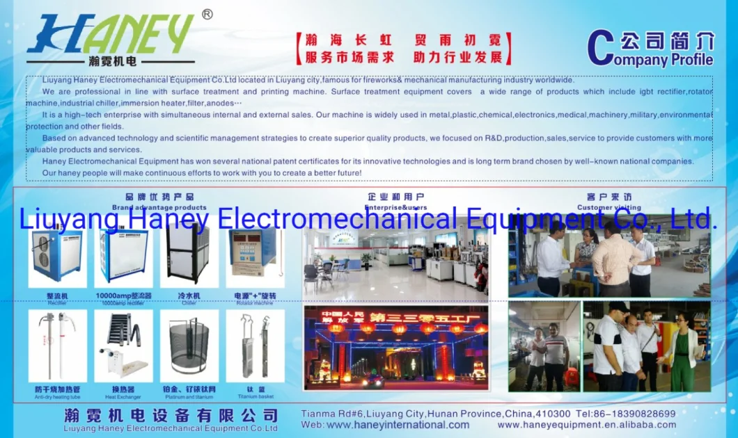 Haney Rectifier for Electroplating 3000A Electrolytic Power Supply AC DC Power Supply