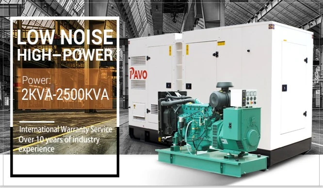 Powered by Cummis 625kVA/500kw Low Noise Diesel Engine Generator Set Pavo Alternator with Ce