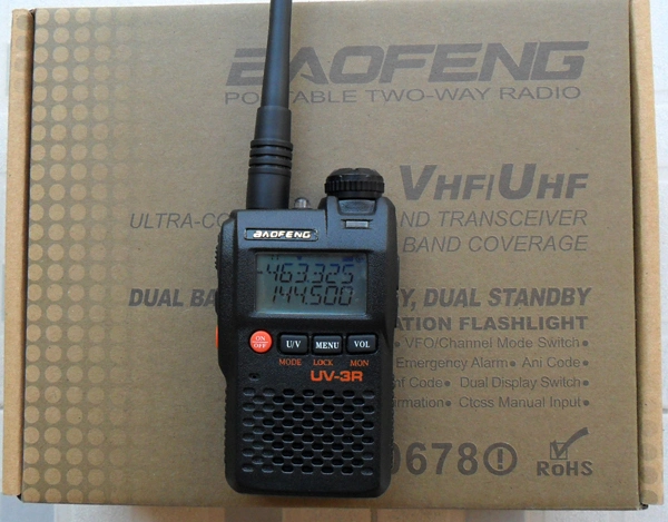 2-Way Radio Baofeng UV-3r Dual Band Ham Radio Transceiver