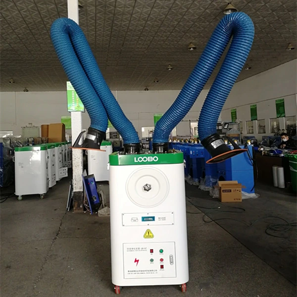 Welding Fume Filter with Two Arms High Purification Efficiency and Low Noise