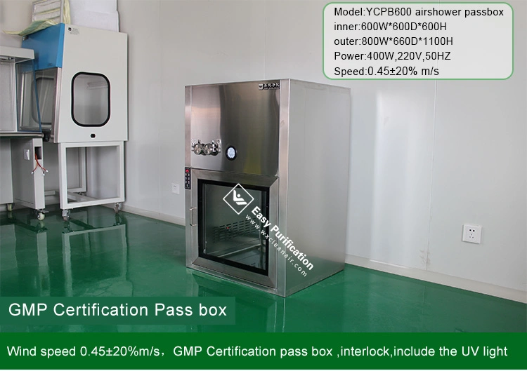 GMP Standard Pass Through Window with HEPA Filter