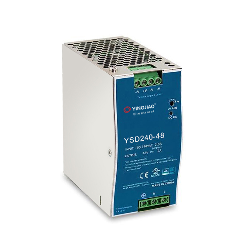Industrial Slim Power Supply 240W 24V 48V AC to DC DIN Rail Mount Switching Power Supply