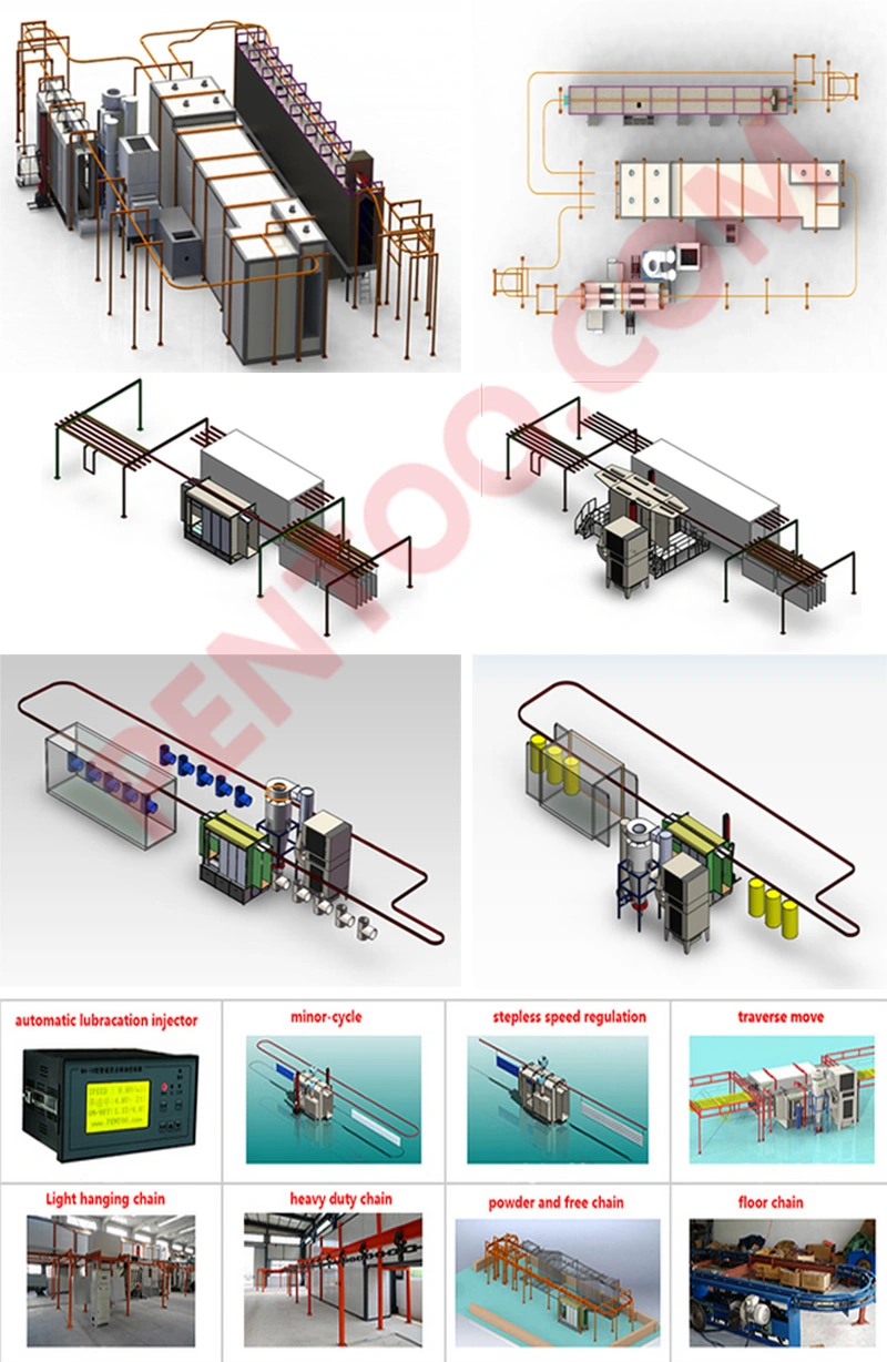High Quality Powder Coating Production Line with Low Noise