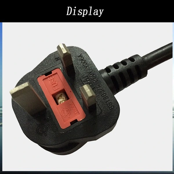 UK Style Plug Mains Lead AC Cable Power Cord