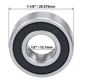 High Quality Low Noise Deep Groove Ball Bearing 1616-2RS for Machine or Electrical Appliance