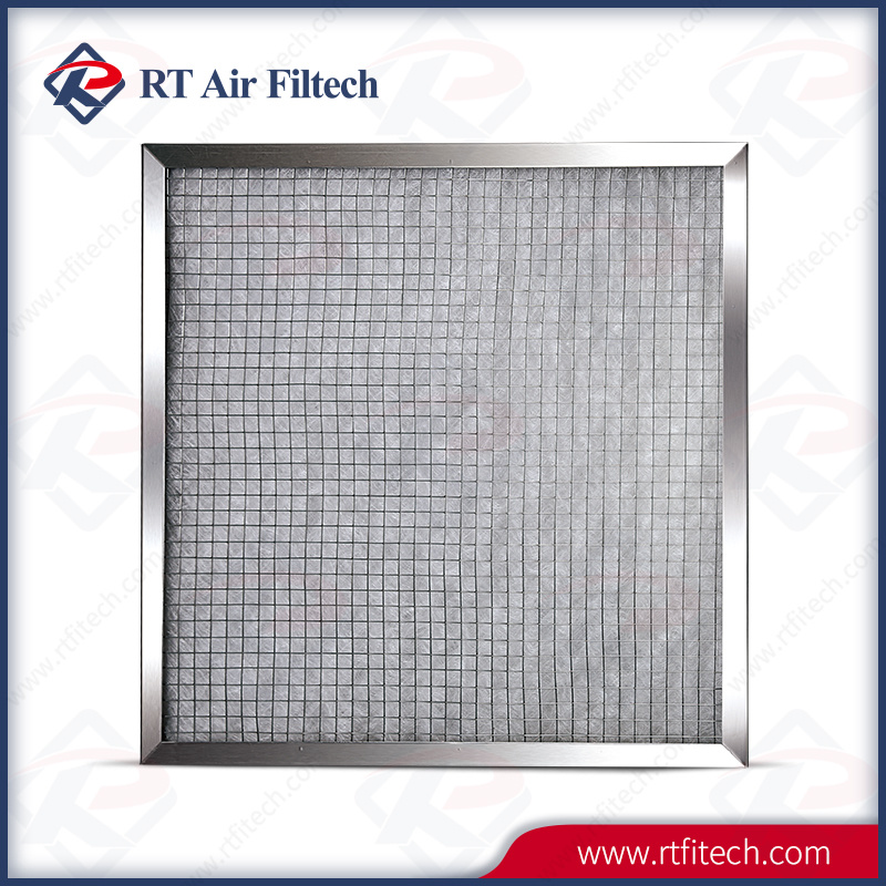 Washable Sythetic Air Filter High Temperature Fiberglass Panel Filter