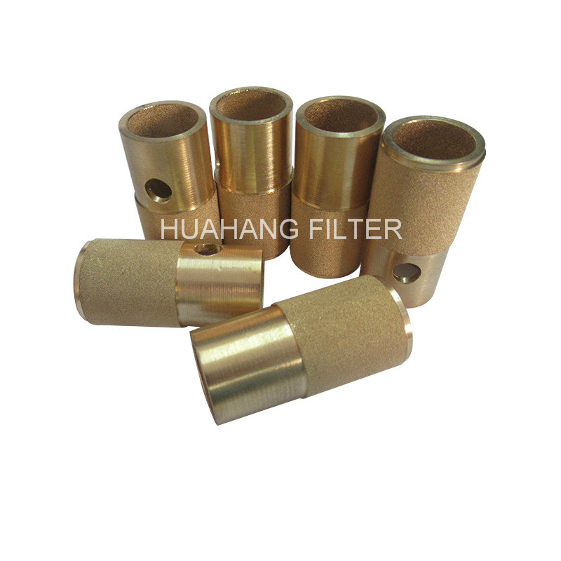 Noise Reducer Sintered Porous Metal Bronze Powder air Filter Element