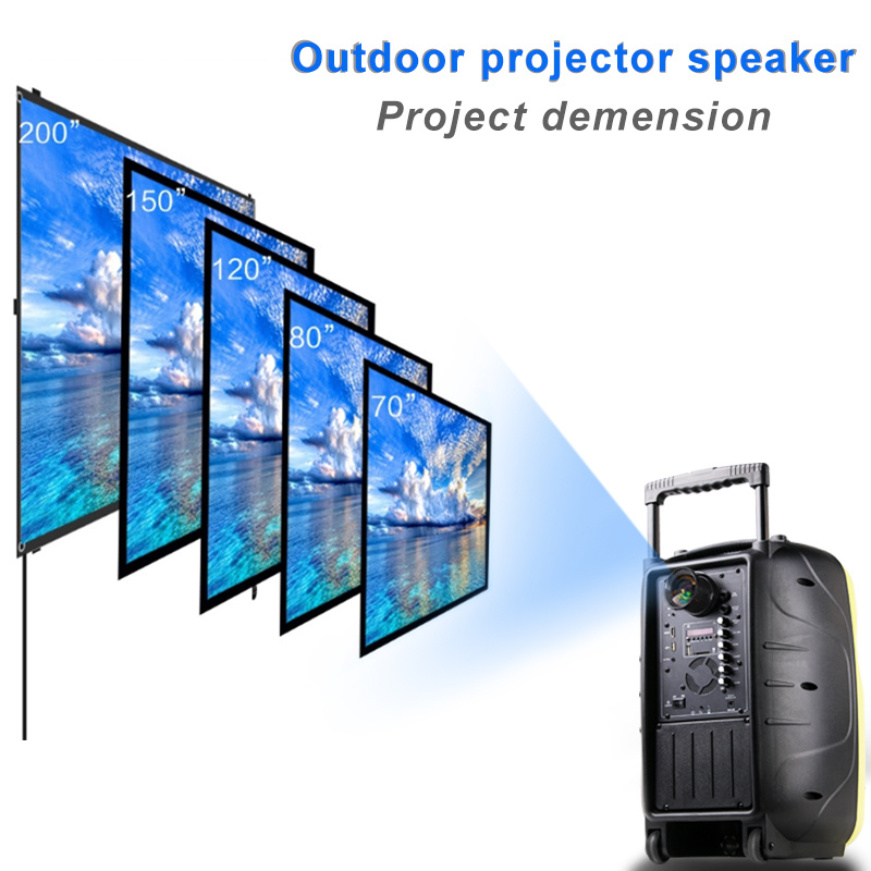 Shinco Active Projector Active Speaker with Bluetooth & Big Battery