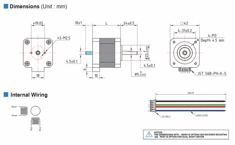 High Power NEMA 17 1.8 Degree Stepper Stepping Motor for 3D Printer