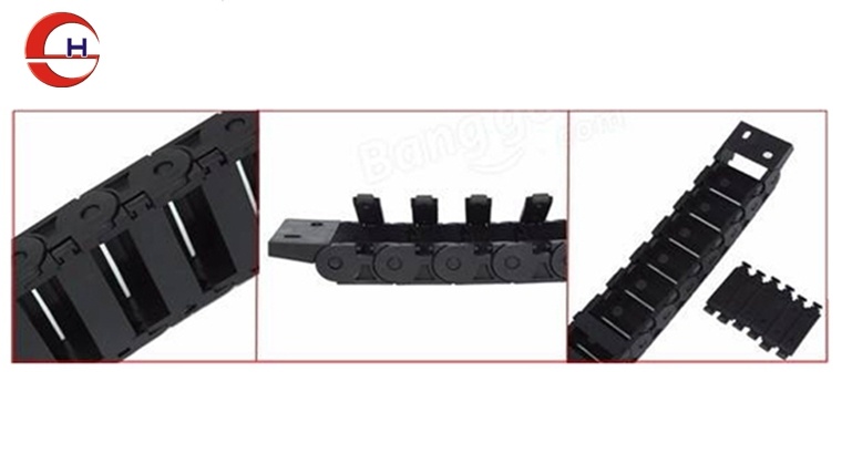 Anti-Noise Silent Plastic Electric Black Bridge Type Wire Cable Protect