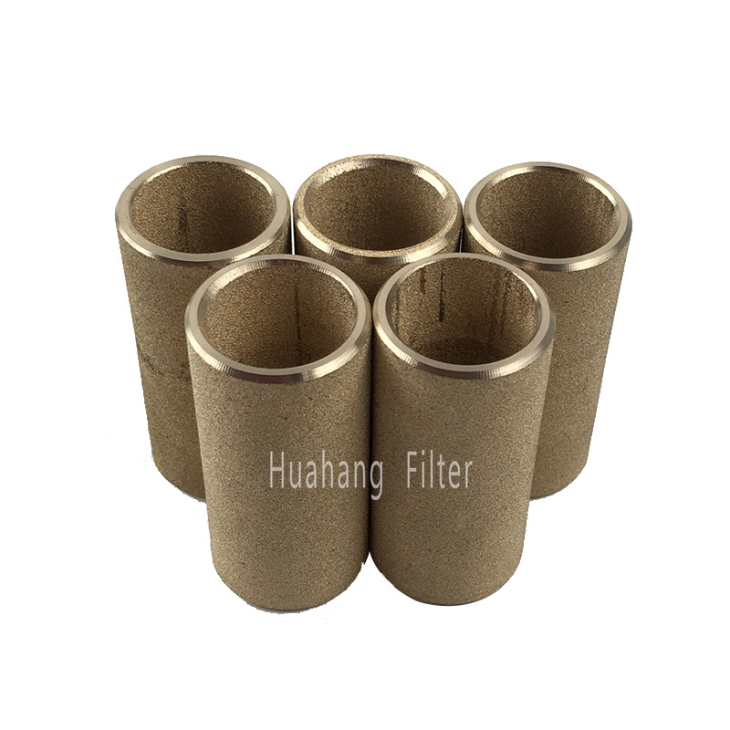 Noise Reducer Sinter Porous Metal Bronze Powder Filter cartridge