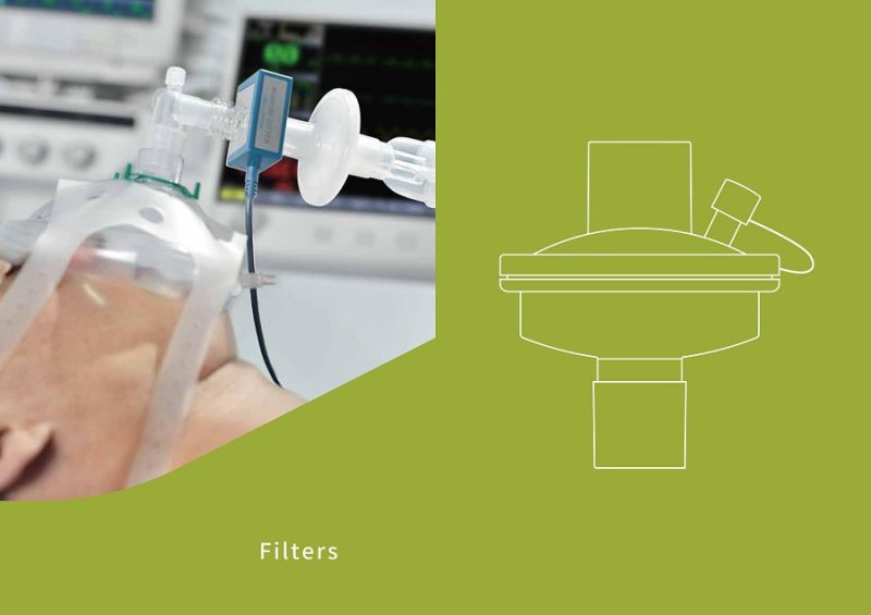 Low Price Disposable Medical Bacterial Viral Filter Breathing Filter /BV Filter