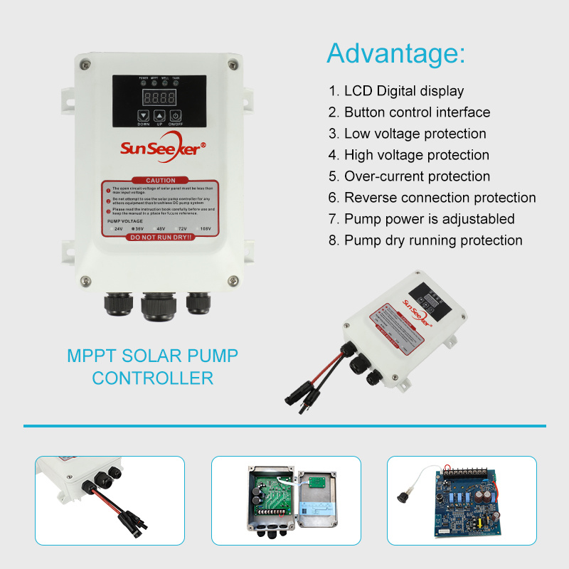 Centrifugal DC MPPT Solar Pump Plastic Impeller Solar Power Centrifugal Pump