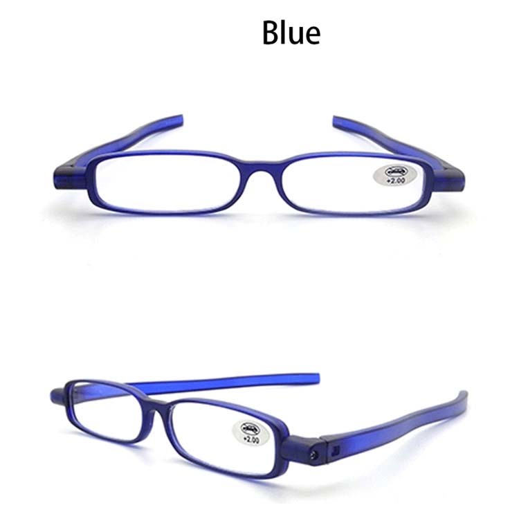 Stylish Women Plastic Foldable Blue Filter Reading Glasses