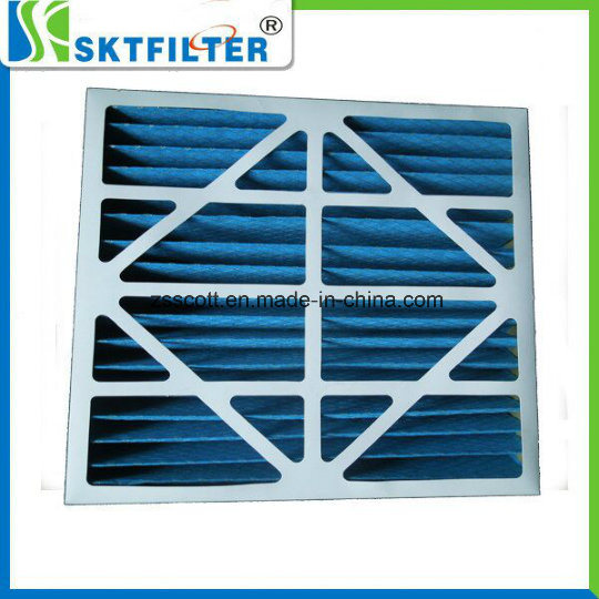 Hot Sell Blue Panel Pleated Air Filter