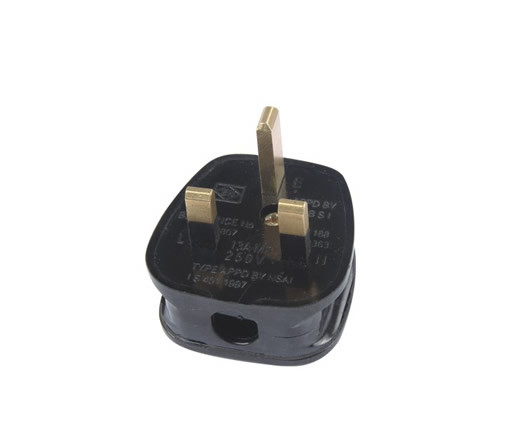 British 3 Pins Plug with Fuse 13ampip20 061101