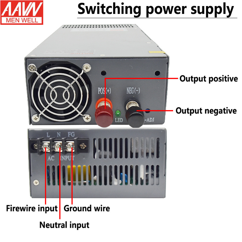 1000W DC Switching Power Supply 60V16A DC Transformer Adjustable Power Supply