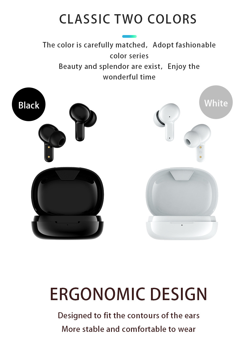 Tws P20 Enc Earbuds Noise Cancellation Bluetooth Earphones Headphone