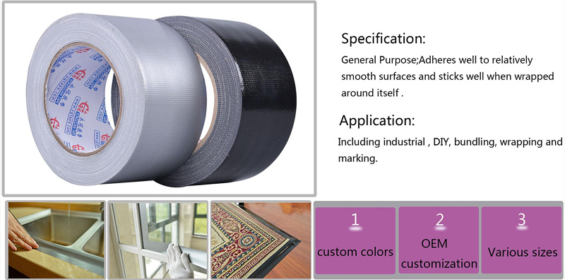 No Noise BOPP PVC Insulation Electrical Rubber Tape