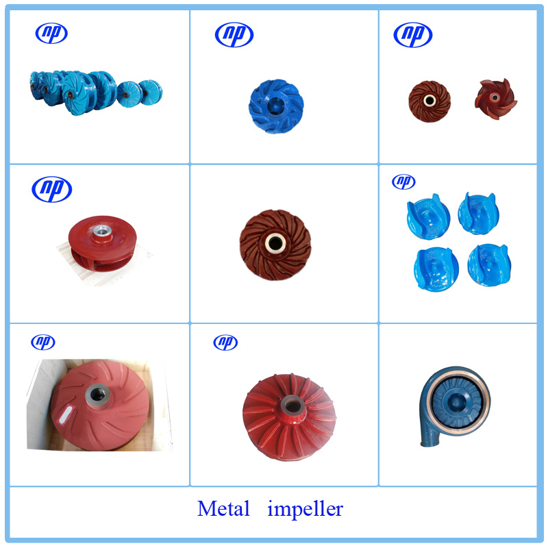 Naipu Pump Wear Parts Impeller Open Impeller Closed Impeller Semi-Open Impeller