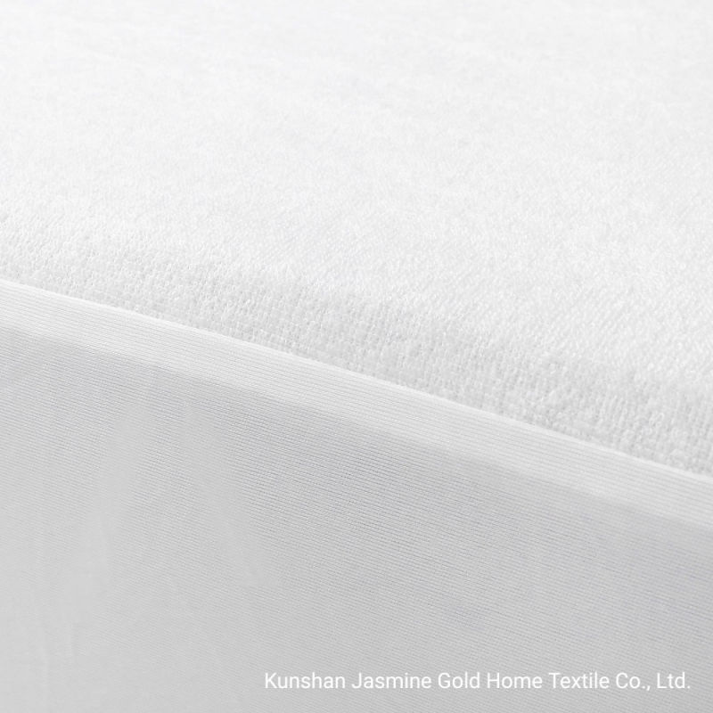 Soft & Noiseless Cotton Terry Cloth Fitted Style Mattress Protector