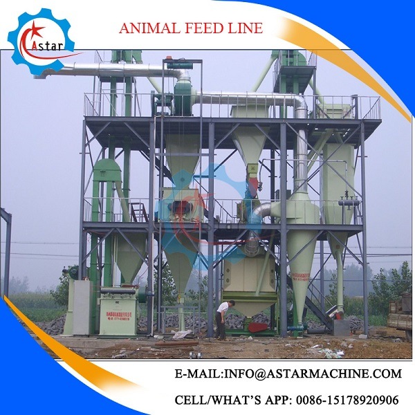 Complete Animal Feed Line Project Poultry Feed Plant for Sale