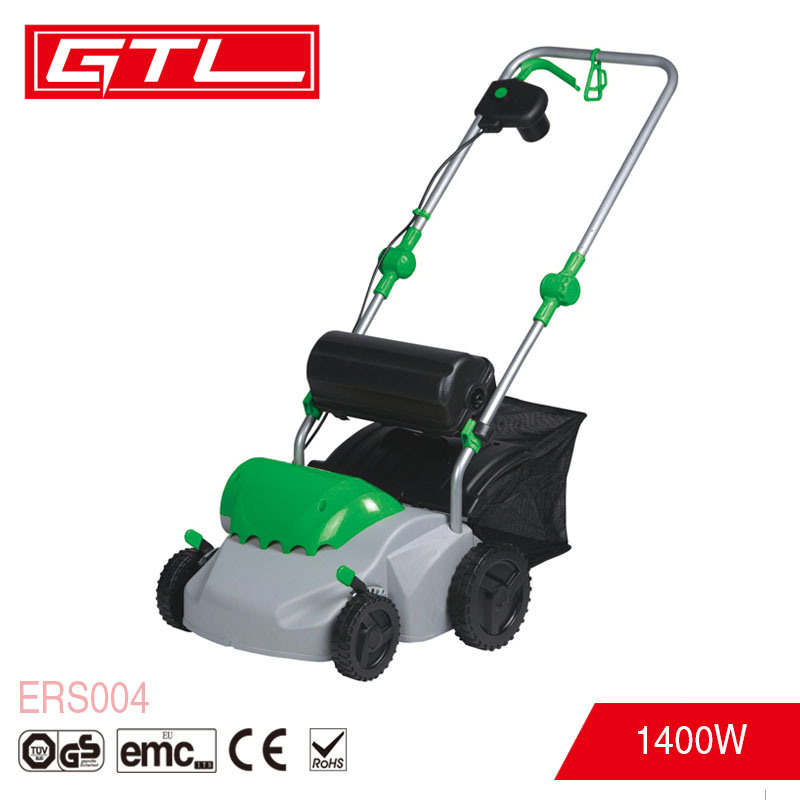 1400W Electric Scarifier, Lawn Dethatcher, Electric Lawnrack, Electric Racker with Collection Bag (ERS004)