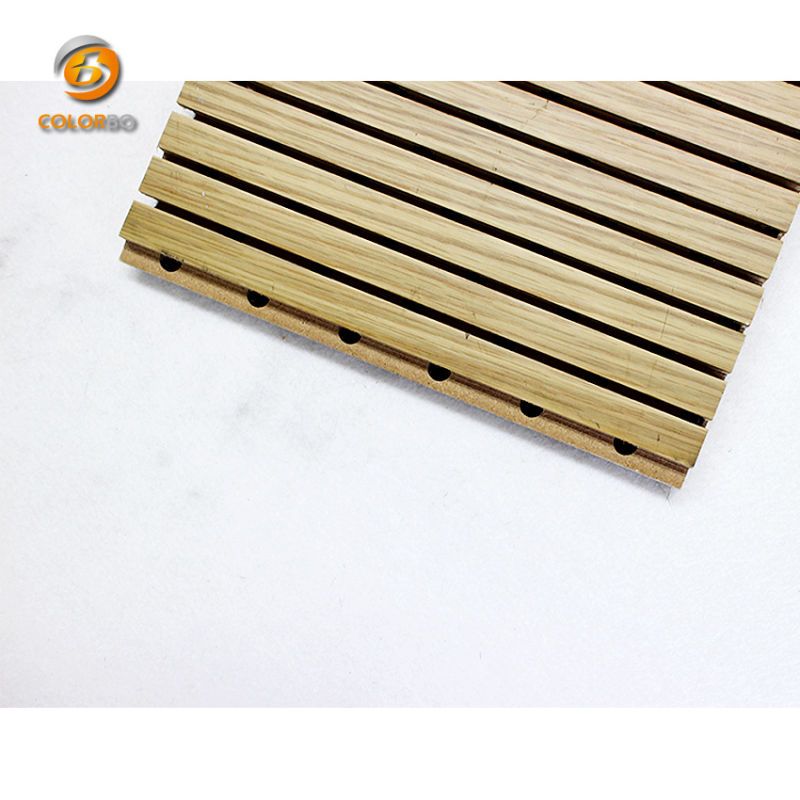 Fireproof and Eco-Friendly Wood Timber Panels Noise Barrier Indoor Decorative Acoustic Panel