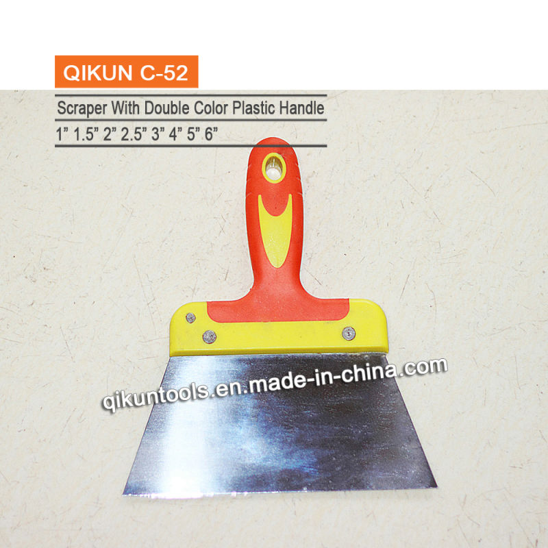 C-50 Construction Decoration Paint Hardware Hand Tools Ladder Shaped Erasing Knife Scraper with Wooden Handle